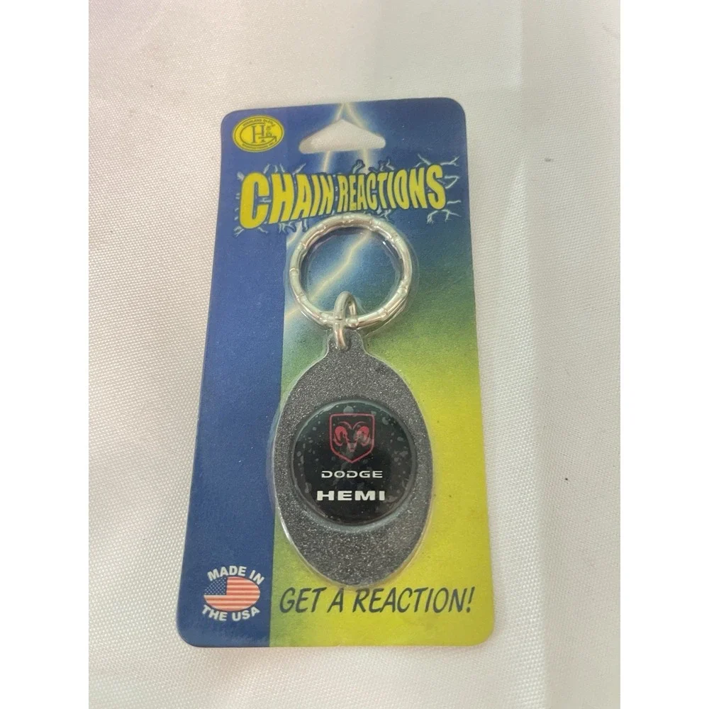 Vintage Dodge Hemi Keychain‎ NOS New In Package - Get A Reaction!